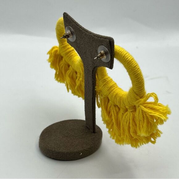 Brand new Plunder Yellow Fringe Earrings - Picture 5 of 7